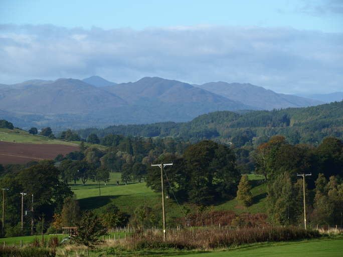 View from The Knock Crieff