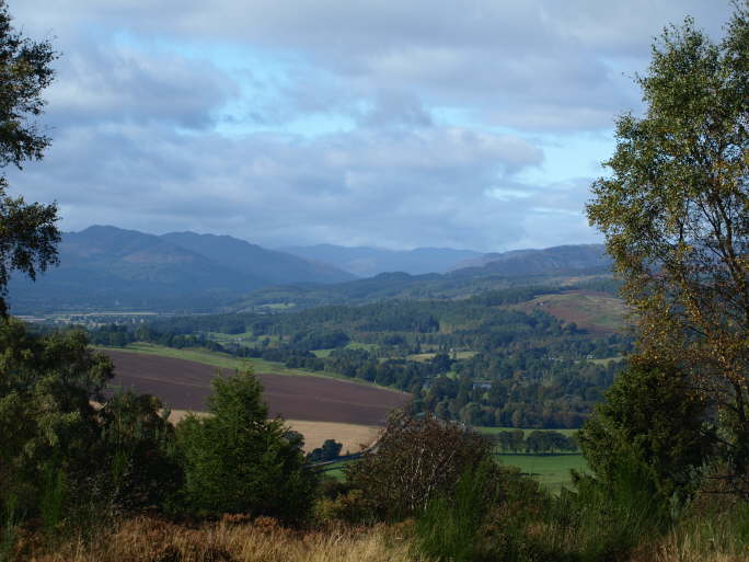 View from The Knock Crieff